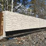 Steel sheet pile walls in Comrie