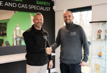 Dougie Bell (left) with Conor Maguire, Edinburgh Boiler Company