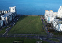 Developer progresses BTR plans at Edinburgh’s Western Harbour Aerial footage of Western Harbour, Edinburgh