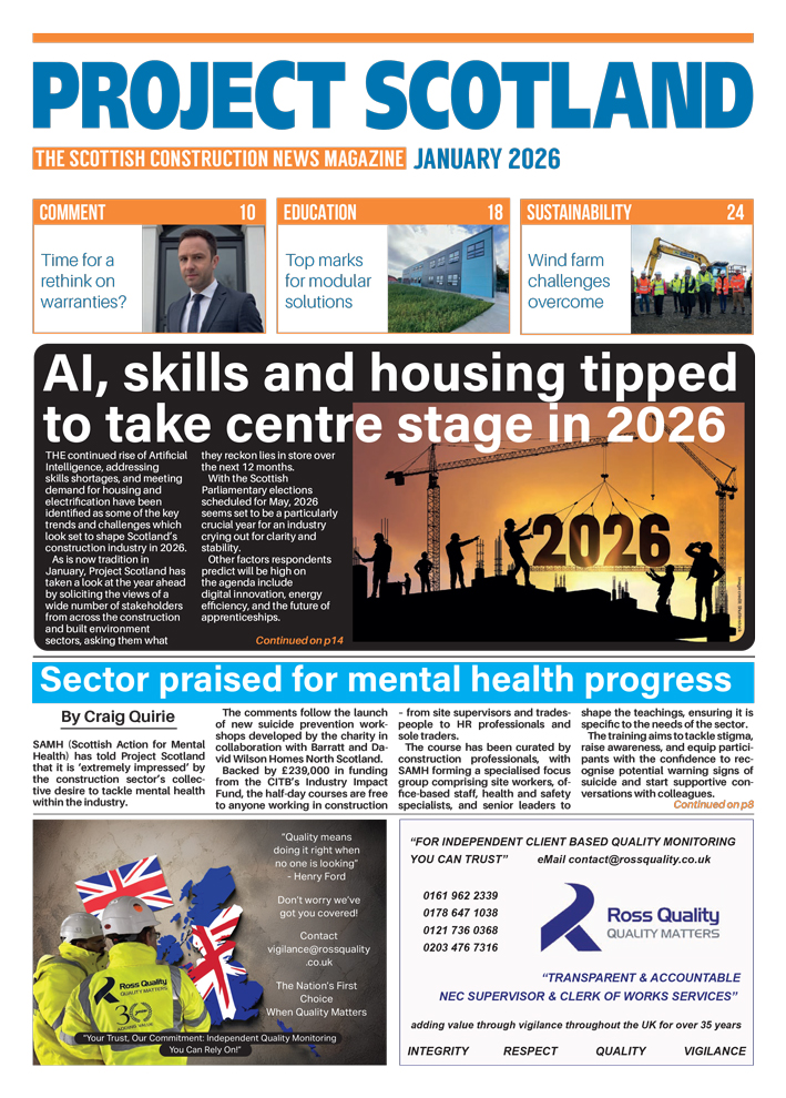 front cover of project scotland magazine