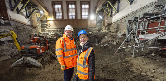 Construction site of National Centre of Music