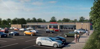 Artist's impression of Tesco store in Pitlochry