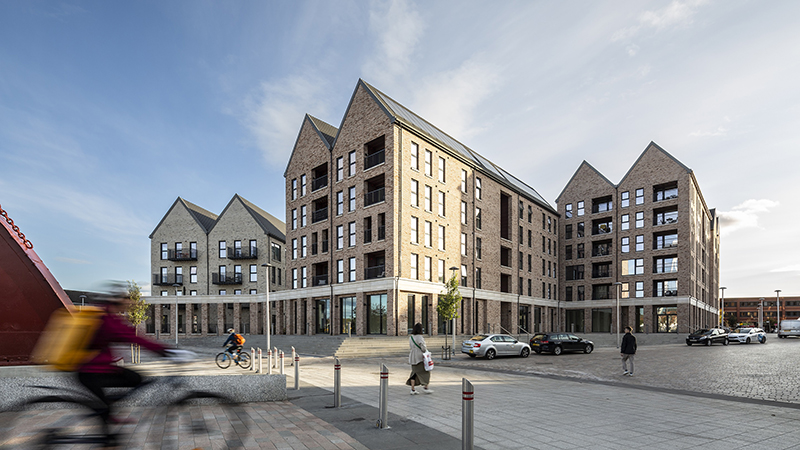 CGI of affordable housing project in Govan