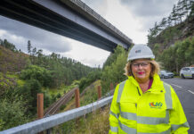 Fiona Hyslop MSP at A9