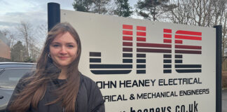 Student on work experience placement