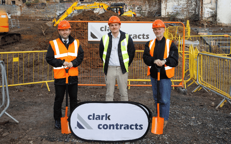 Groundbreaking ceremony at Glasgow PBSA project