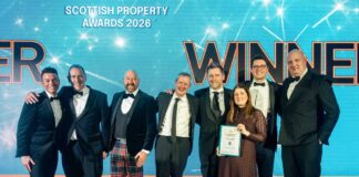 Drum Property receiving award