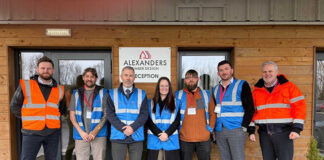 Keepmoat team on tour of Alexander’s Timber Design facility