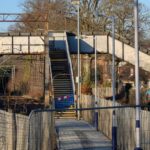 Railway bridge closed to public