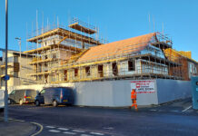 Timber frame housing site