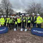 Sod cutting ceremony at Midlothian housing site