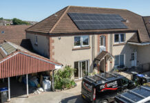 Grampian home that has benefited from energy efficiency measures