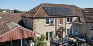 Grampian home that has benefited from energy efficiency measures