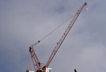 Foundation works are a towering triumph in Edinburgh city centre Tower crane in Edinburgh city centre