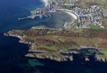 SSEN Distribution announces contractors to deliver £950m island investment Aerial of Port Ellen