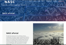 Screenshot of NASC website
