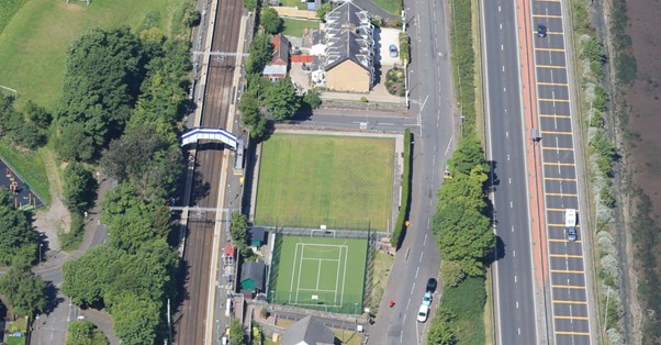 Aerial of Station Road