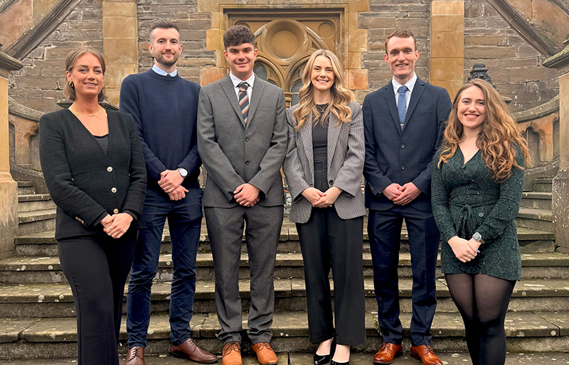 Steph Haig, Shaun Strachan, Bailey Mone, Sophie Ellison, Jamie McCormack, Giorgia Murray