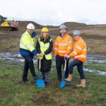 Picture 4 shows (from left): Brian Roberts, Chief Executive Stirling Council; Cllr Susan McGill, Stirling Council Leader; Andy Curran, Managing Director of Barratt Homes and David Wilson Homes West Scotland; Stuart Dodson, Development Director Barratt West Scotland. Picture credit: Stirling Council/Mark Ferguson.