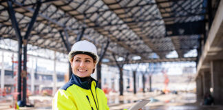 Construction worker on site