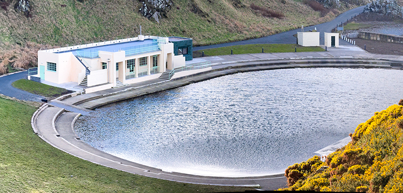 Tarlair Outdoor Pool Pavillion by Studio Octopi