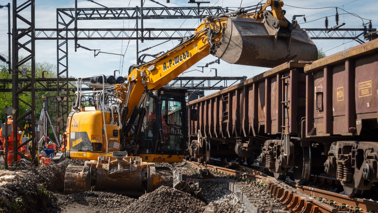 Track upgrades on West Coast Main Line