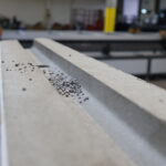 VASO panel with recycled glass beads