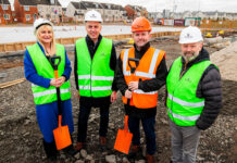 Sod cutting ceremony at Renfrewshire retirement development