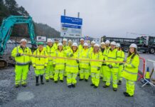 Construction work begins