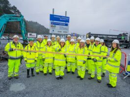 Construction work begins