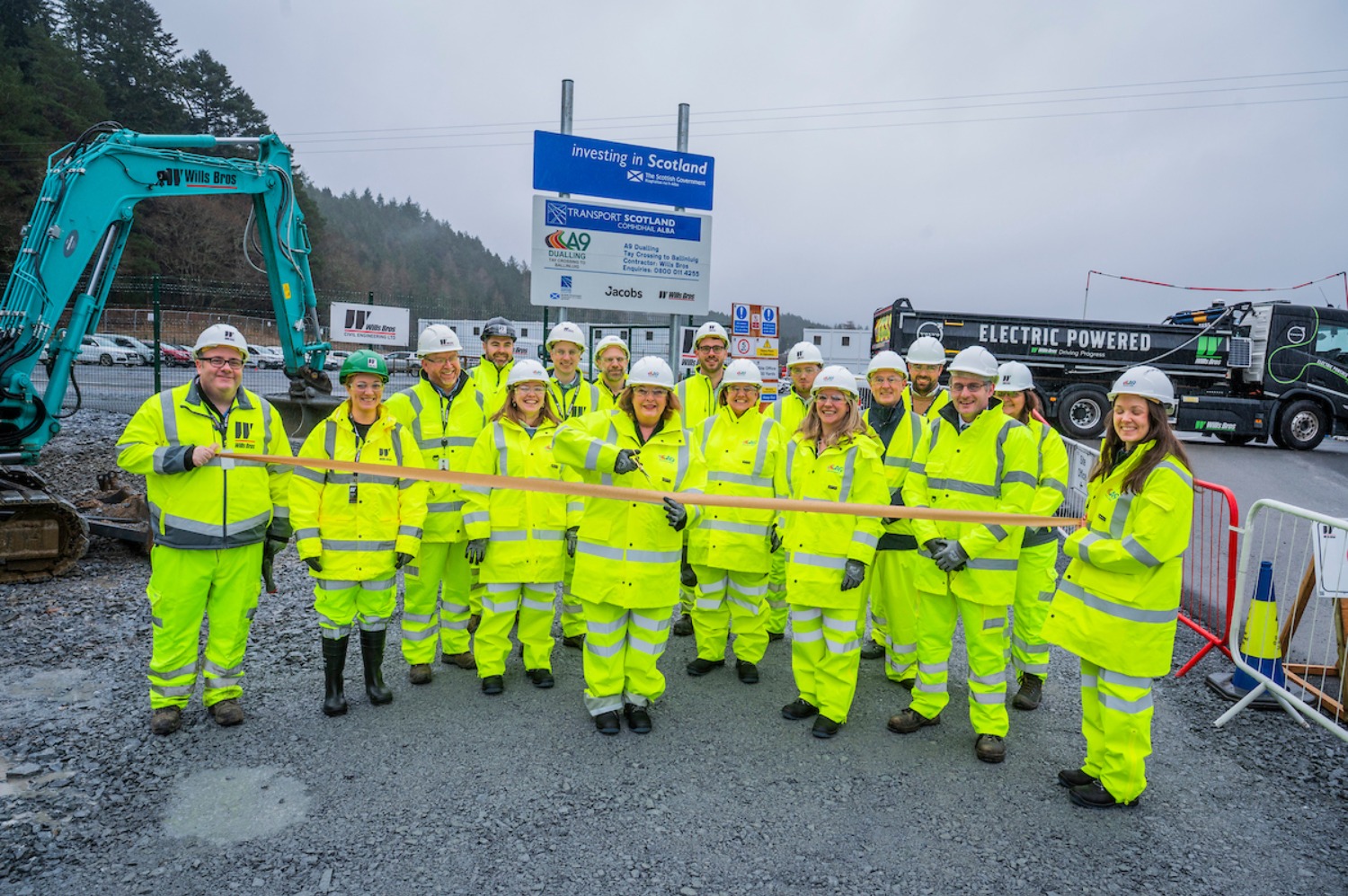 Construction work begins