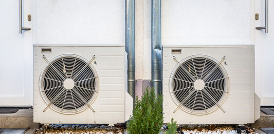New report on heat pump rollout a ‘wake-up call’ for Scotland Two air source heat pumps installed