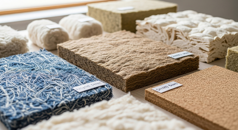 Natural materials used in construction