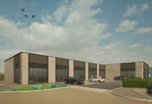 CGI of proposed Ravenscraig retail hub