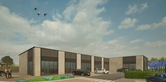 CGI of proposed Ravenscraig retail hub