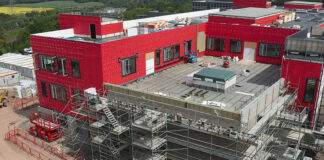 Currie Community High School with Wraptite membranes