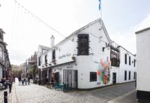 Exterior of restaurant