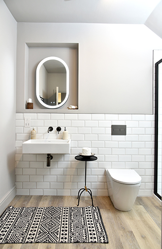 Bathroom at revamped Crieff police station