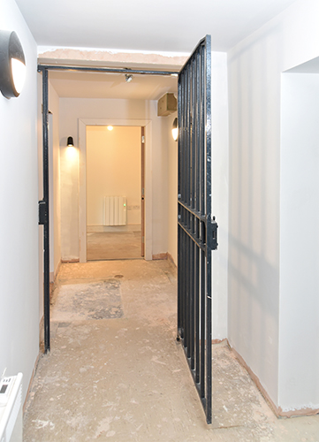 Cell door retained at revamped police station