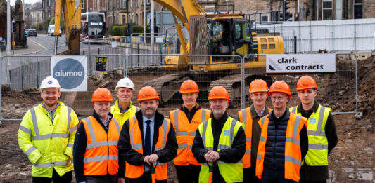 Groundbreaking ceremony at Edinburgh PBSA