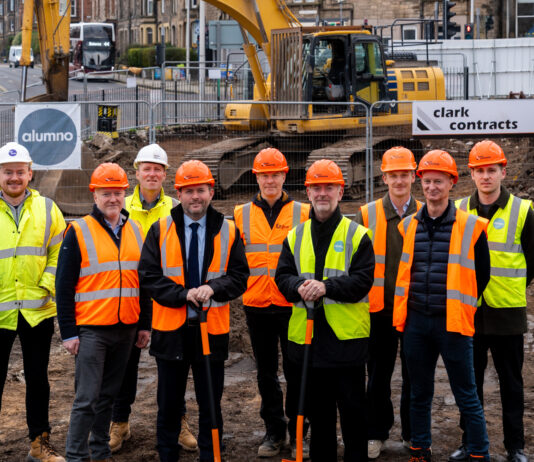 Groundbreaking ceremony at Edinburgh PBSA