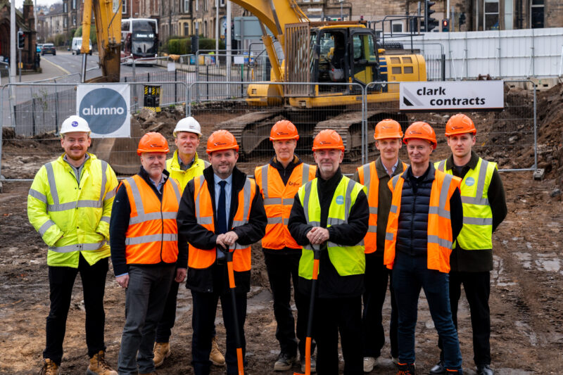 Groundbreaking ceremony at Edinburgh PBSA