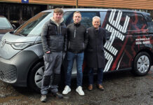 Third generation joins Livingston family business Mark Heaney (centre) with son Aidan and dad John