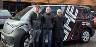 Mark Heaney (centre) with son Aidan and dad John