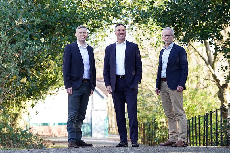 Andy Thomson, Calum Campbell and Graeme Reid