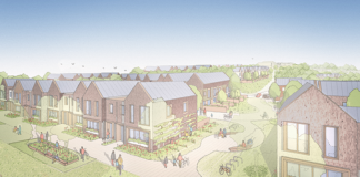 CGI of Gartloch Farm housing proposals