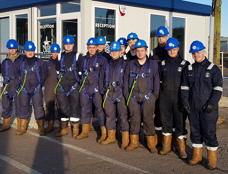 Dales Marine Services apprentices
