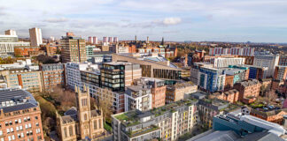 CGI of Glasgow Merchant City development