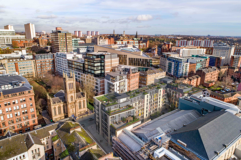 CGI of Glasgow Merchant City development