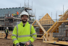 Housebuilder opens applications for apprentices in north of Scotland Apprentice joiner Michael Krawczyk